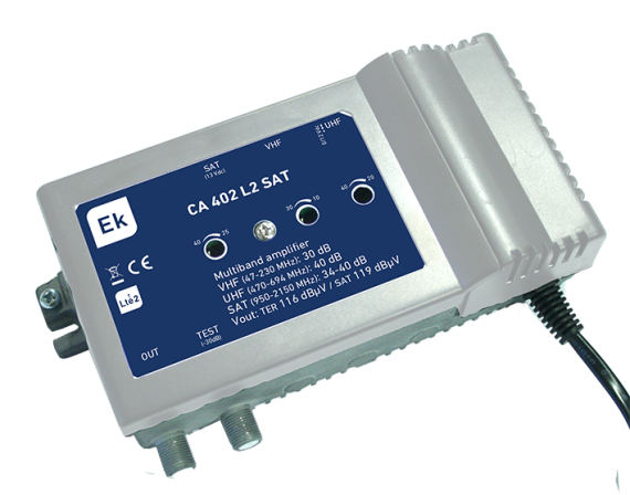 CA 402 L2 SAT Central amplificadora 3 entradas
