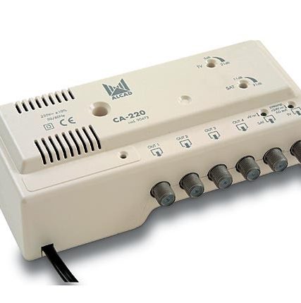 CA-220 CENTRAL AMPLI TV+FI 4 SAL (24 Vdc)